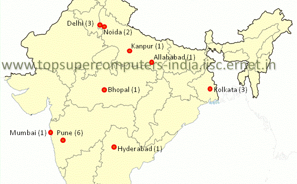India Supercomputing Map Dec 2014 611x380 
