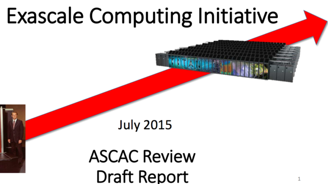 DOE Exascale Plan Gets Support with Caveats